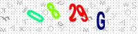 Blue Captcha Image
