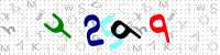 Blue Captcha Image