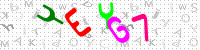 Blue Captcha Image