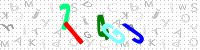 Blue Captcha Image