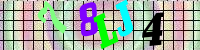Blue Captcha Image