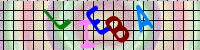 Blue Captcha Image