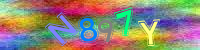 Blue Captcha Image
