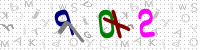 Blue Captcha Image