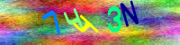 Blue Captcha Image
