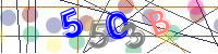 Blue Captcha Image