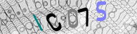 Blue Captcha Image