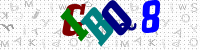 Blue Captcha Image