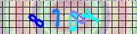 Blue Captcha Image
