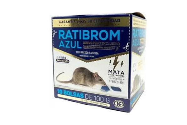 Raticida. Cebo fresco