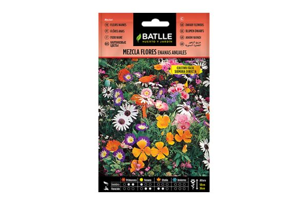 Semillas Batlle. Mezcla de flores enanas